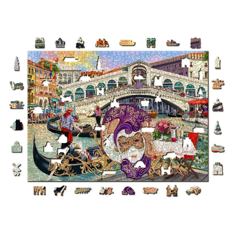 Wooden Puzzle 1000 Venice Carnival 1
