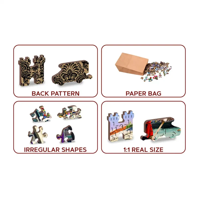 Wooden Puzzle 1000 Venice Carnival 16