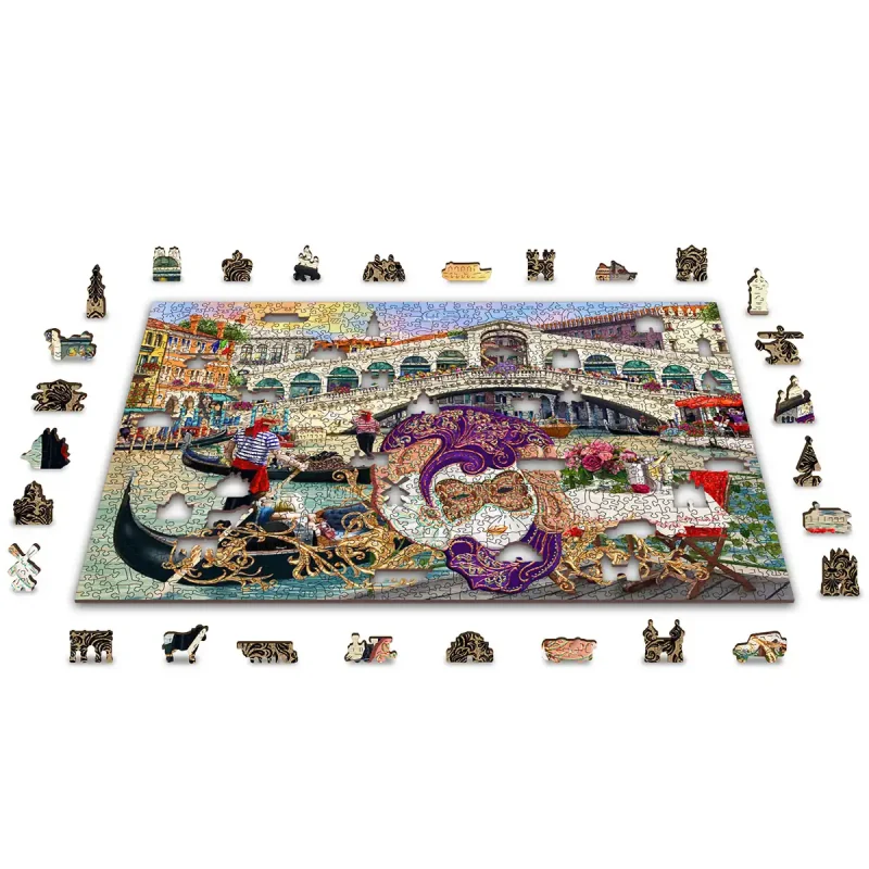 Wooden Puzzle 1000 Venice Carnival 11