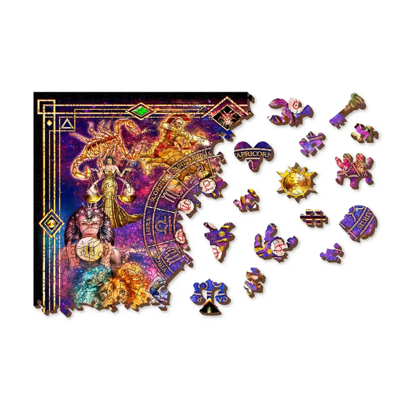 Wooden Puzzle 500 Zodiac Montage 9