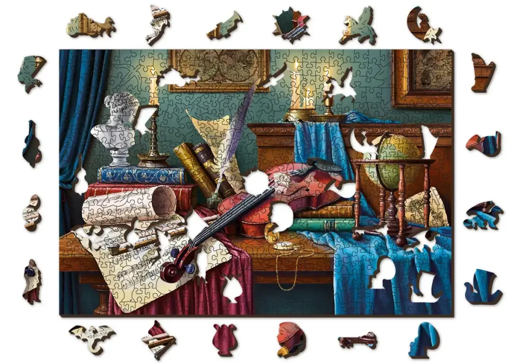 Puzzle Drewniane 500 Muzyczny Pokoj Opis 9