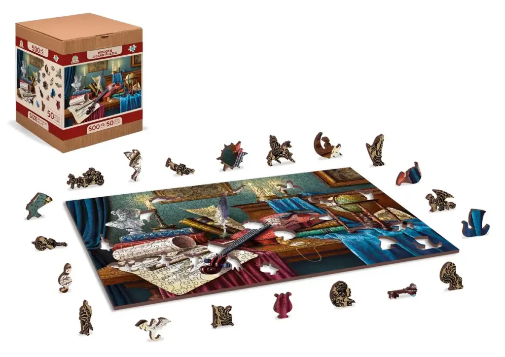 Puzzle Drewniane 500 Muzyczny Pokoj Opis 3