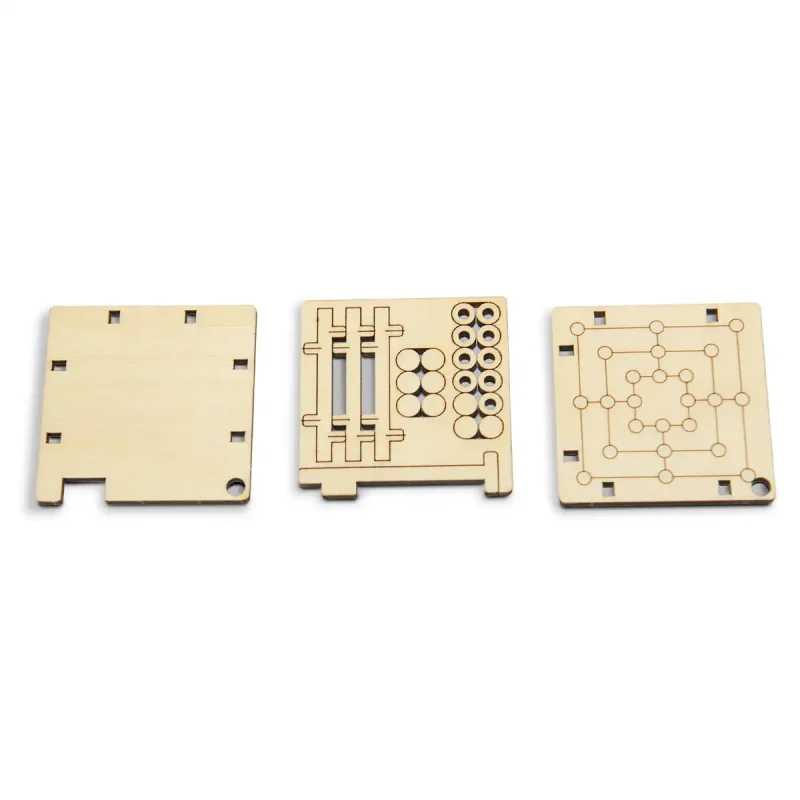 Wooden Puzzle 3D Game Mill Logic Game 2