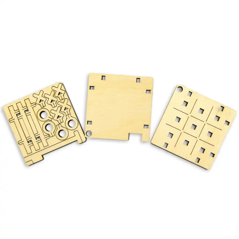 Wooden Puzzle 3D Game Brain Teasers IQ Fifteen Puzzle 7