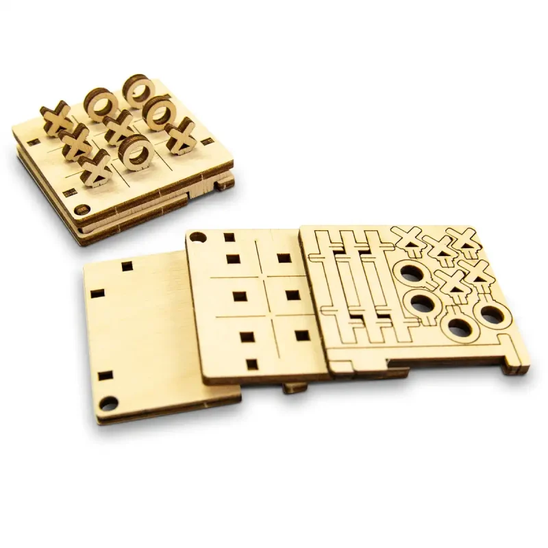 Wooden Puzzle 3D Game Brain Teasers IQ Fifteen Puzzle 10