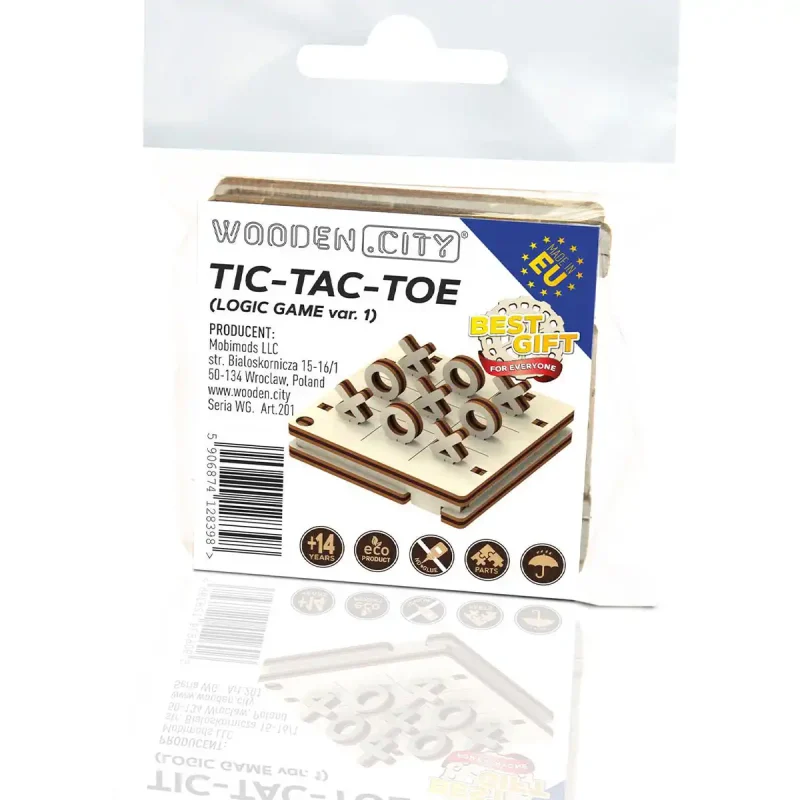 Wooden Puzzle 3D Game Brain Teasers IQ Fifteen Puzzle 9