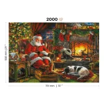 Wooden Puzzle 2000 Christmas Nap 12