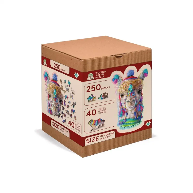 Wooden Puzzle 250 Mystic Alpaca 4