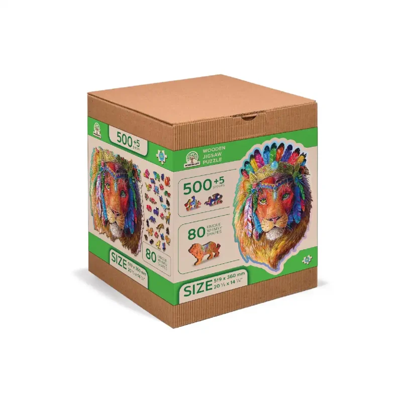Wooden Puzzle 500 Mystic Lion 4