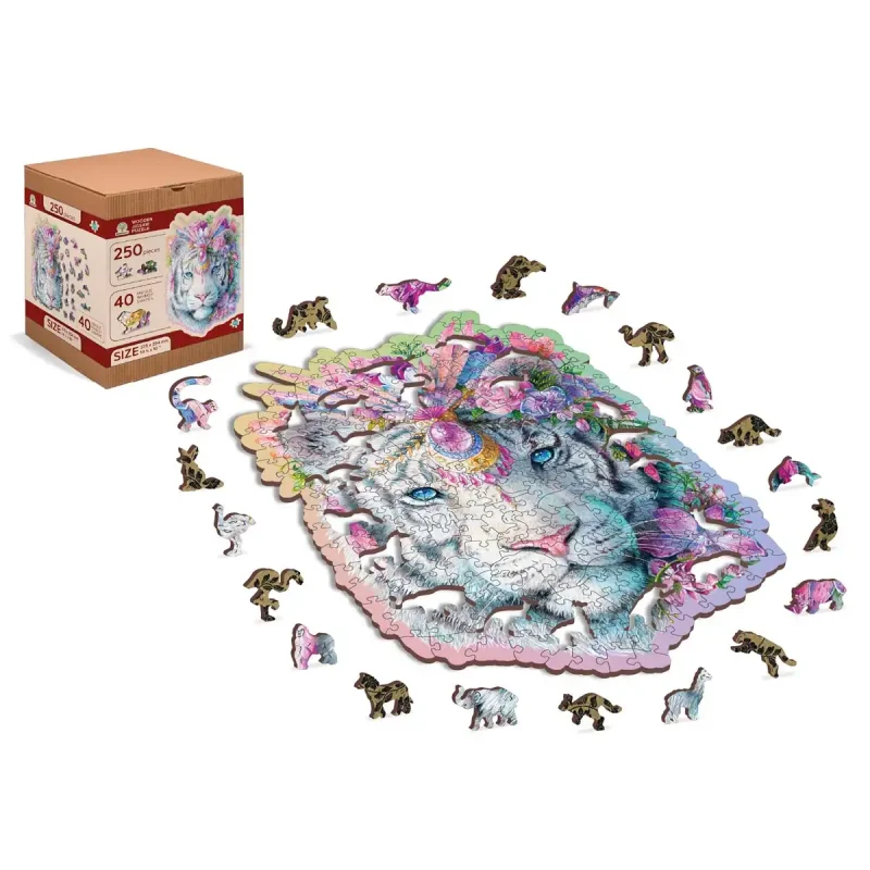 Wooden Puzzle 250 Mystic Tiger 2