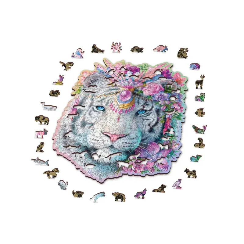Wooden Puzzle 500 Mystic Tiger 3