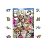 Wooden Puzzle 200 Kittens In Hollywood 2