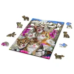 Wooden Puzzle 200 Kittens In Hollywood 6