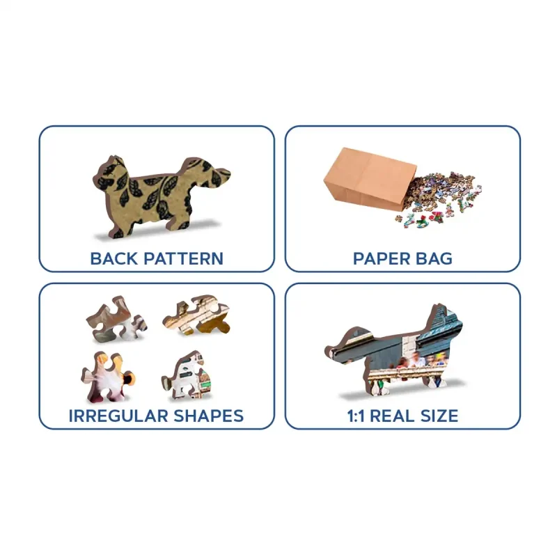 Wooden Puzzle 200 Kittens In Venice 4