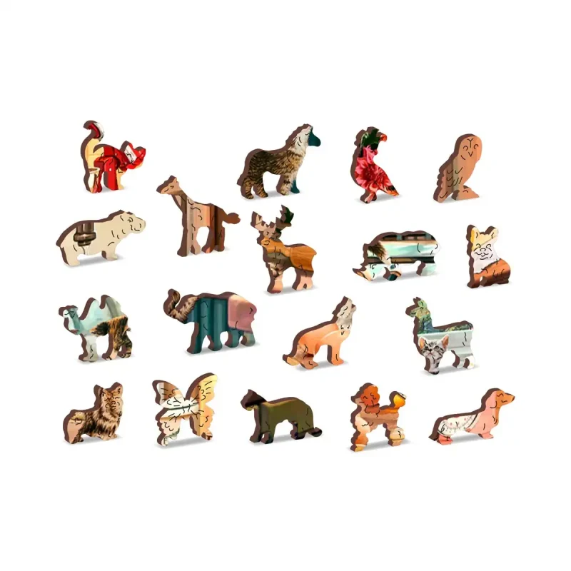 Wooden Puzzle 1000 Kitten Kitchen Capers 6