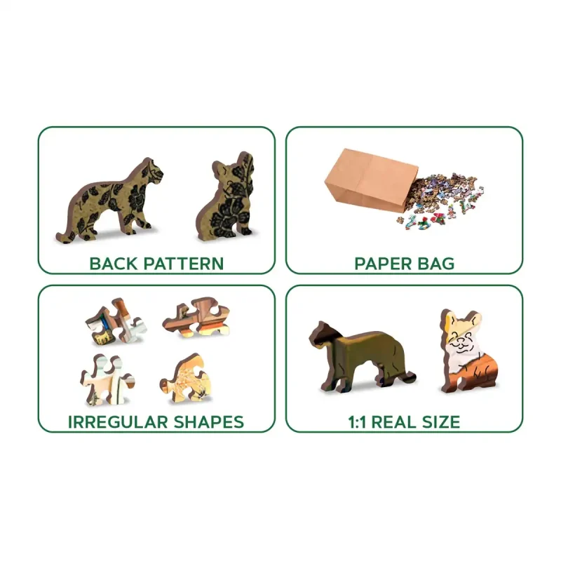 Wooden Puzzle 1000 Kitten Kitchen Capers 5