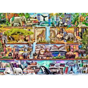 Wooden Puzzle 1000 The Amazing Animal Kingdom 9