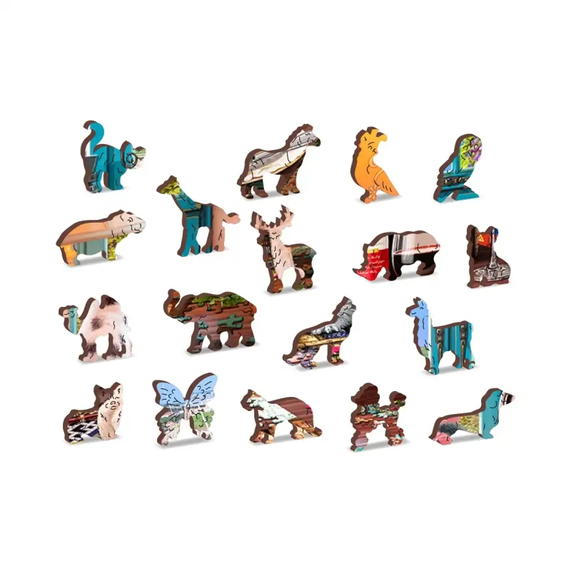 Wooden Puzzle 1000 Puzzler'S Desk 6