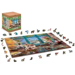 Wooden Puzzle 1000 Puzzler'S Desk 2