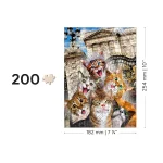 Wooden Puzzle 200 Kittens In London 7