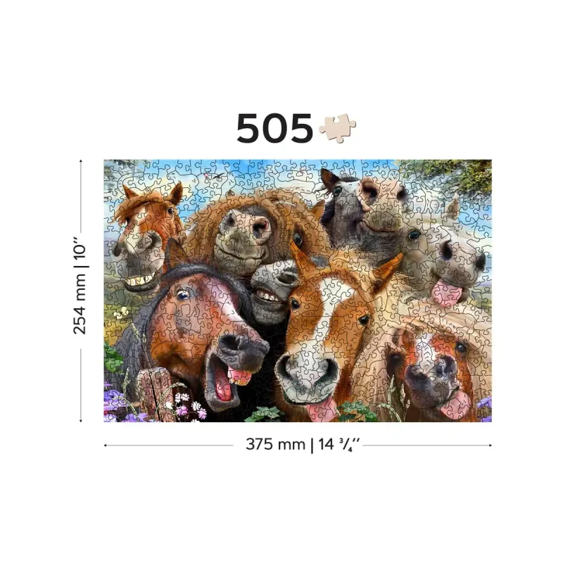 Wooden Puzzle 500 Horsing Around 3