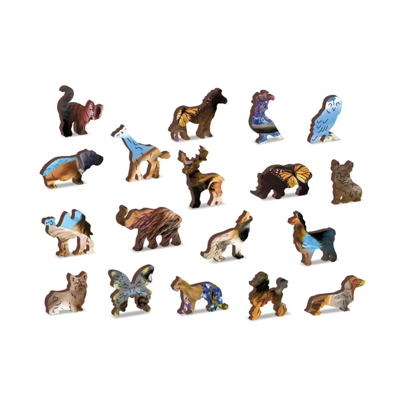 Wooden Puzzle 500 Into The Woods 6