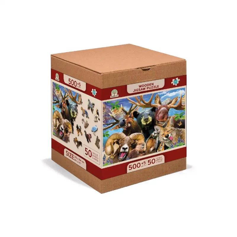 Wooden Puzzle 500 Into The Woods 4