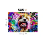 Wooden Puzzle 500 Pop Art Yorkshire Terrier 6