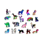 Wooden Puzzle 500 Pop Art Yorkshire Terrier 5