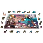 Wooden Puzzle 500 Naughty Puppies 7