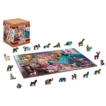 Wooden Puzzle 500 Naughty Puppies 8