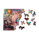 Wooden Puzzle 500 Naughty Puppies 9