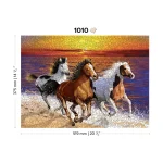 Wooden Puzzle 1000 Wild Horses On The Beach 7