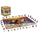 Wooden Puzzle 1000 Wild Horses On The Beach 2