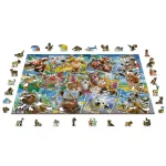 Wooden Puzzle 1000 Animal Postcards 3