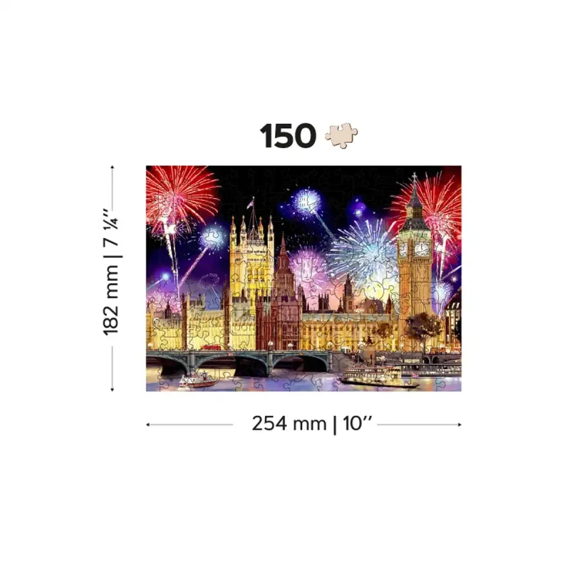 Wooden Puzzle 500 London By Night 7