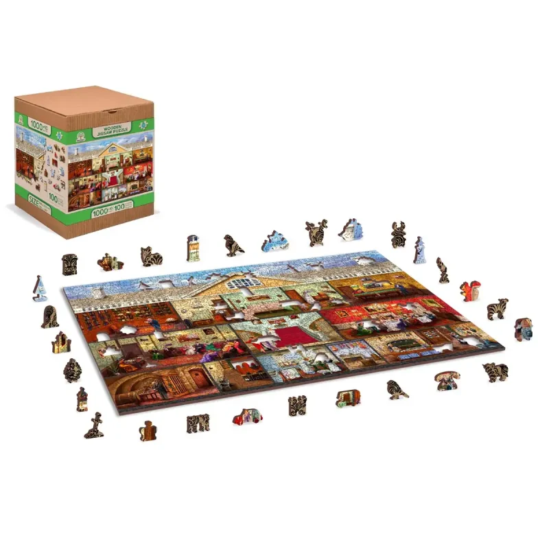 Wooden Puzzle 1000 Victorian Street 2