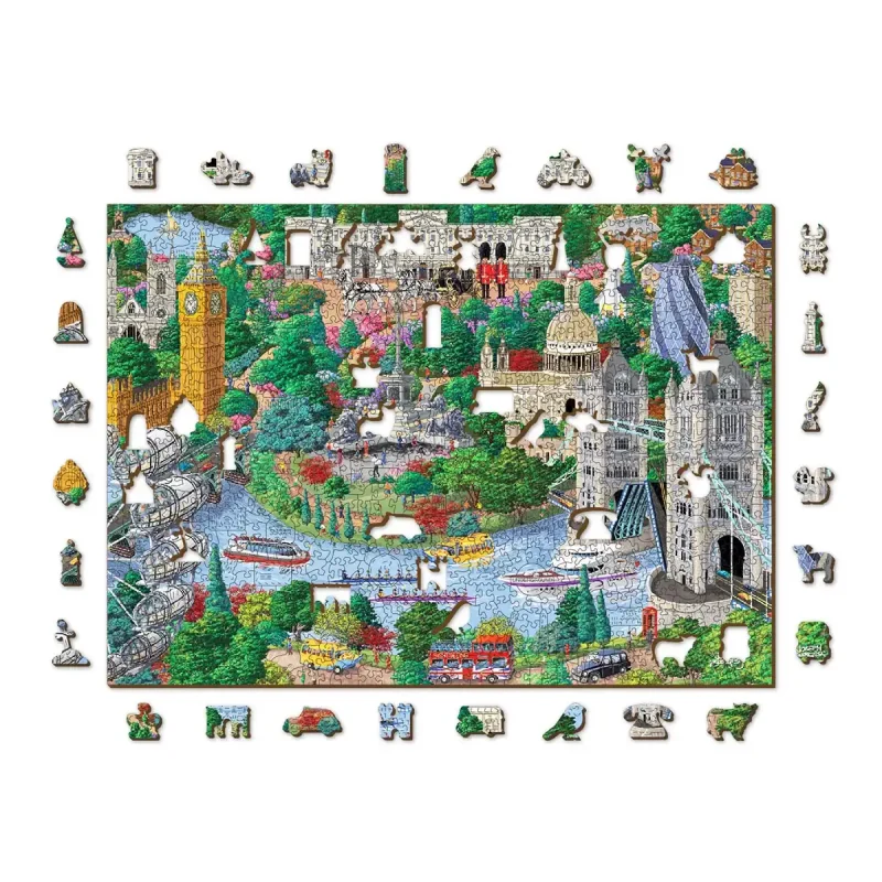 Wooden Puzzle 1000 London Sights 9