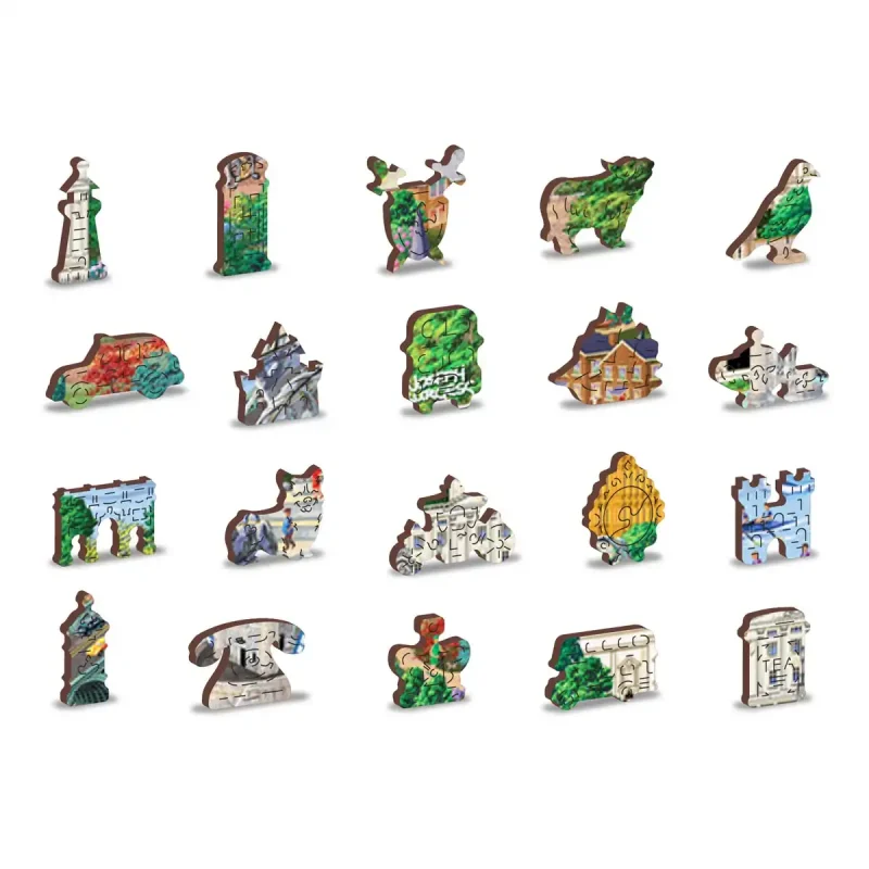 Wooden Puzzle 1000 London Sights 6