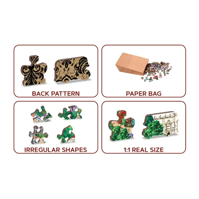 Wooden Puzzle 1000 London Sights 5