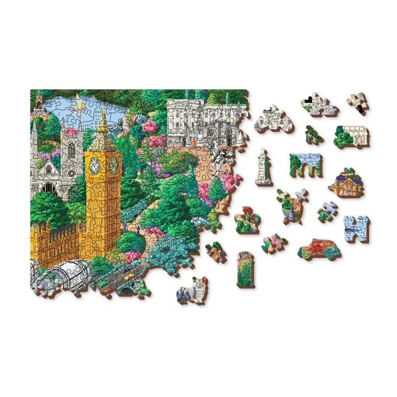 Wooden Puzzle 1000 London Sights 1