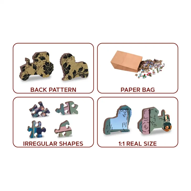 Wooden Puzzle 500 Cosy Cabin 4