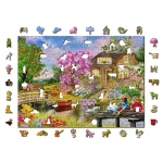 Wooden Puzzle 1000 Springtime Cottage 8