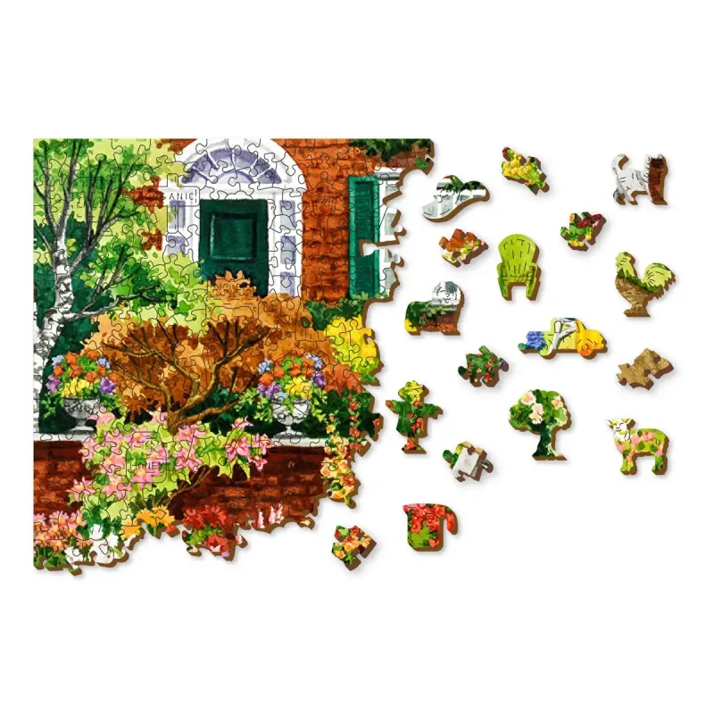 Wooden Puzzle 1000 Garden Five O'Clock 1