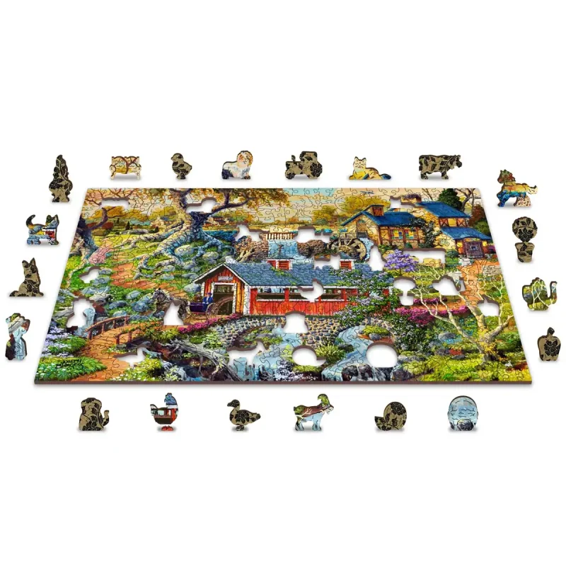 Wooden Puzzle 500 Countryside Bridges 1 - 7