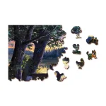 Wooden Puzzle 500 Evening At The Lakehouse 1