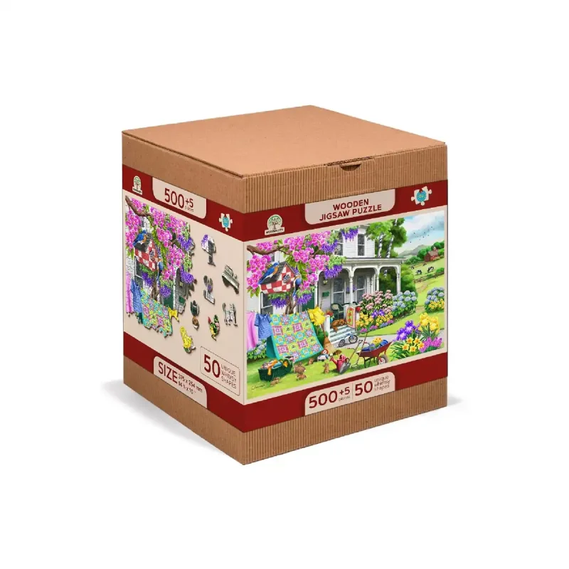 Wooden Puzzle 500 Countryside Garden 1 - 6