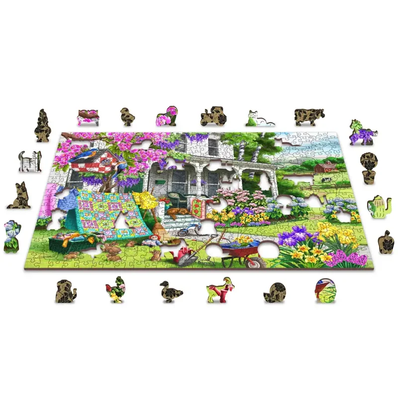 Wooden Puzzle 500 Countryside Garden 1 -