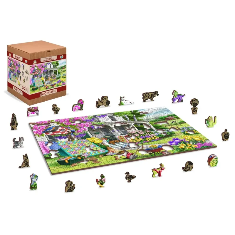 Wooden Puzzle 500 Countryside Garden 1 - 8