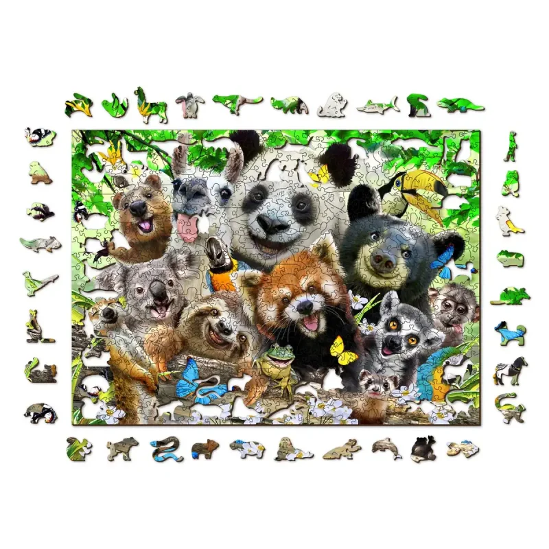 Wooden Puzzle 1000 Bear Paradise 8